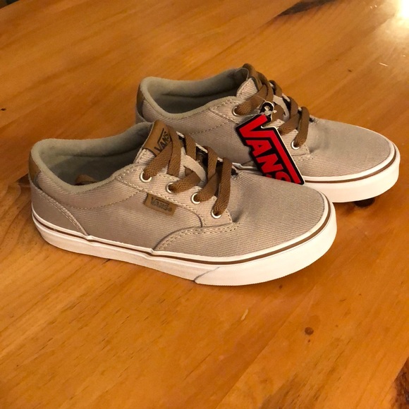 tan vans kids